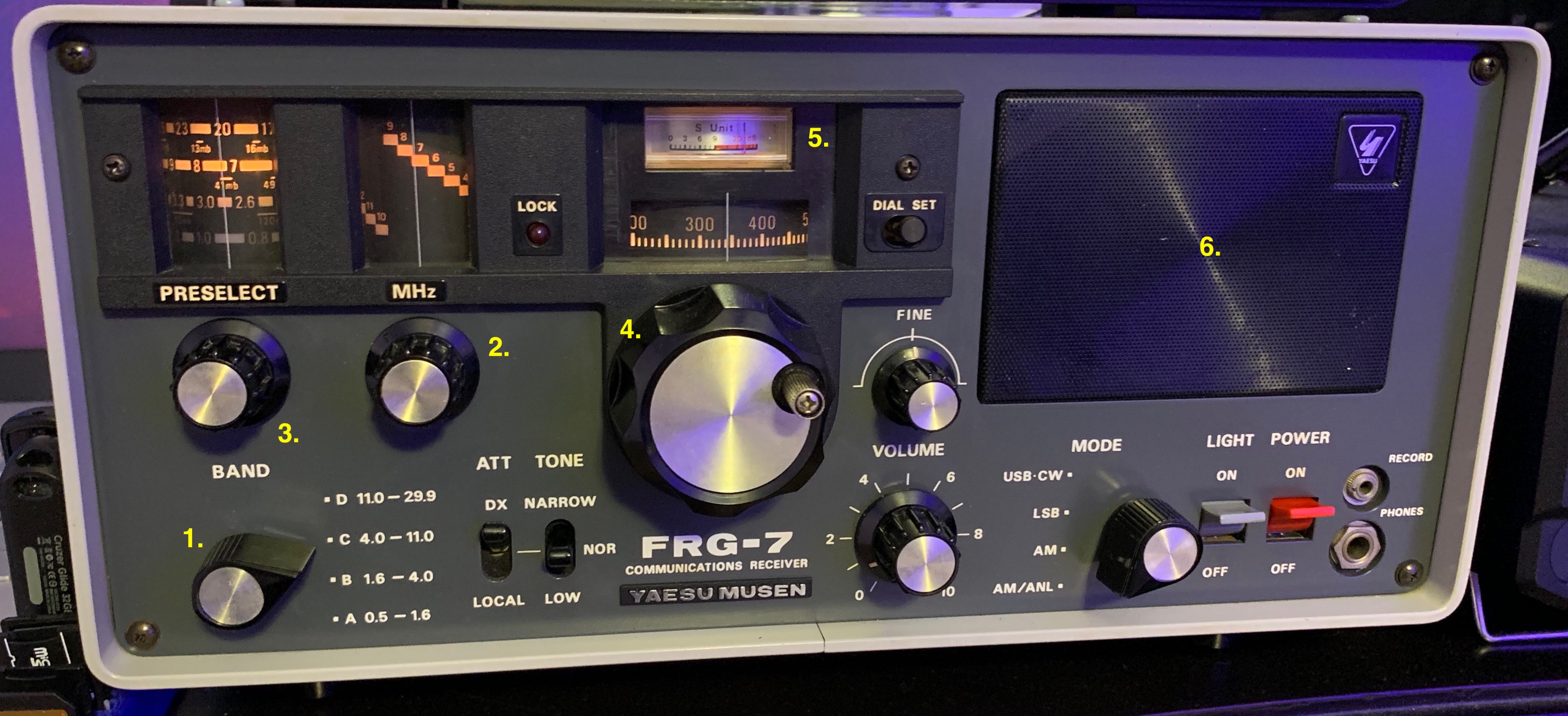 Yaesu FRG-7 Short Wave Receiver - John's Tech Blog