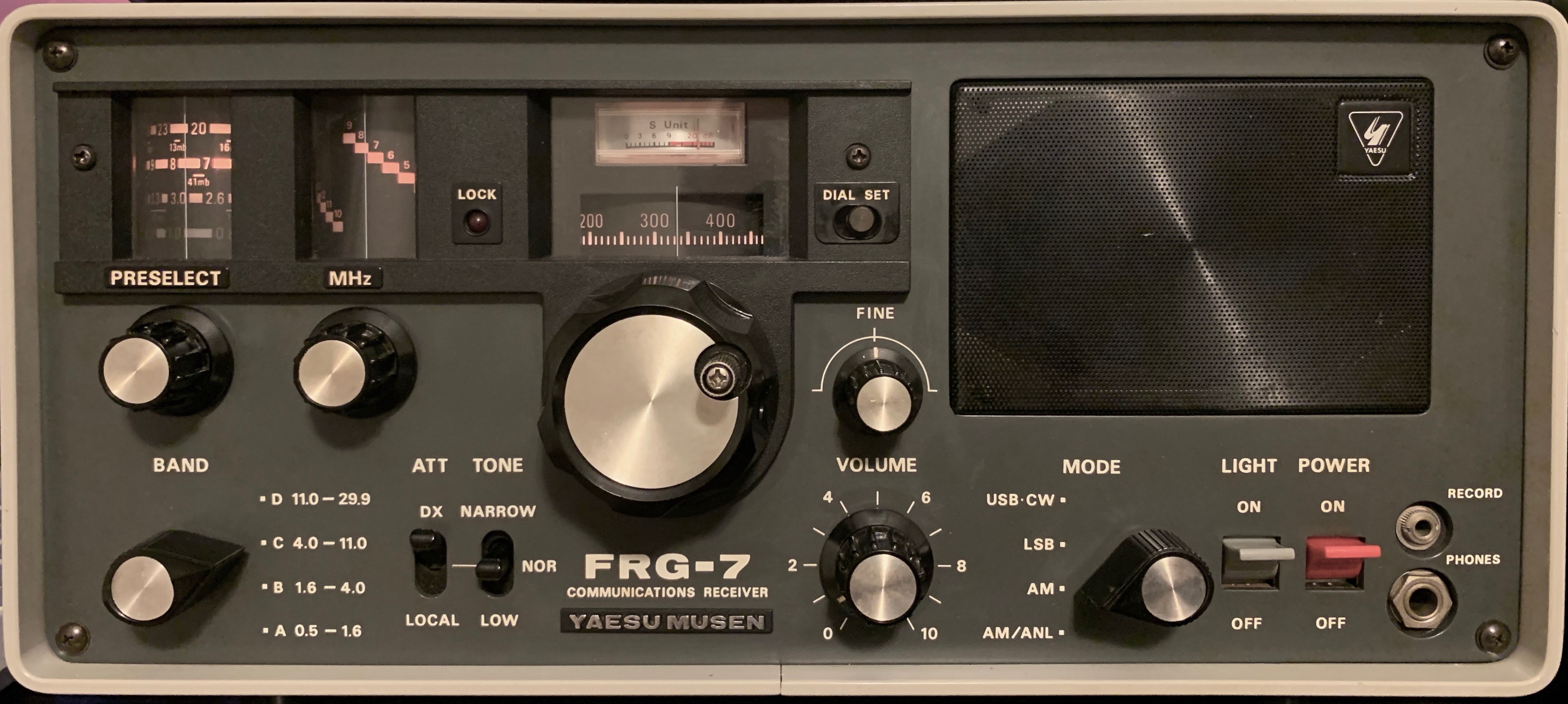 【保証付き】YAESU FRG-7 COMMUNICATION RECEIVER 受信機