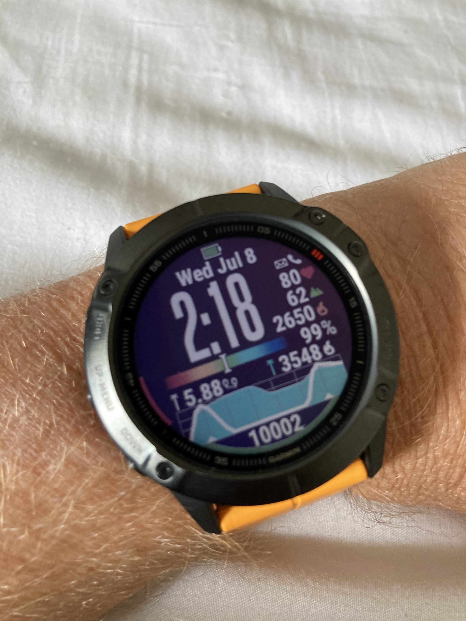 Garmin weather widget hot sale waiting for data