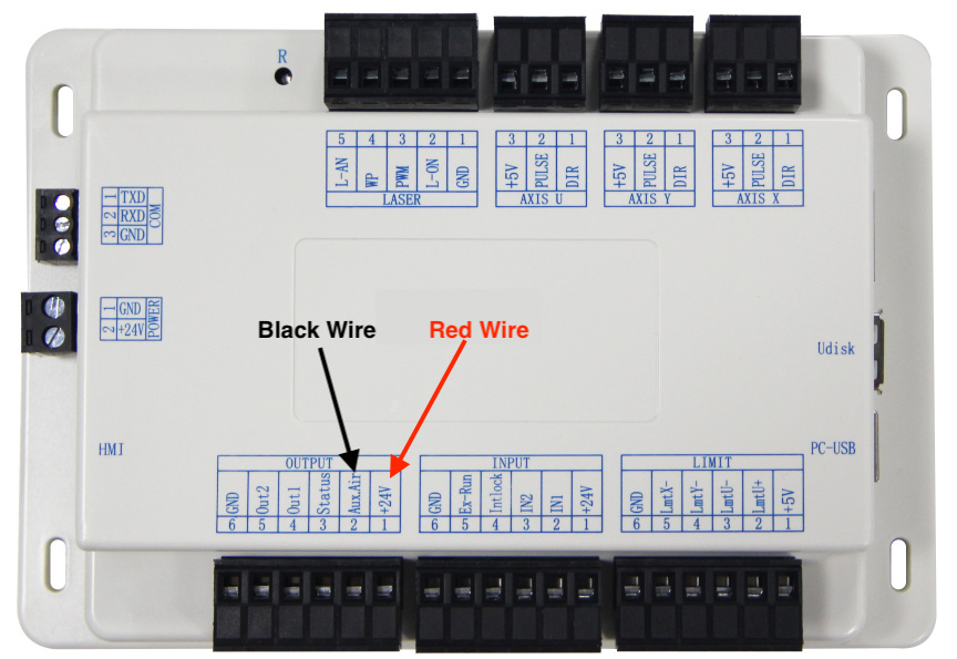 Laser Air Assist Wiring