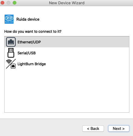 USB connection issue with new Mac install - LightBurn Software