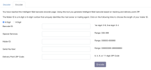 Intelligent Mail Barcode