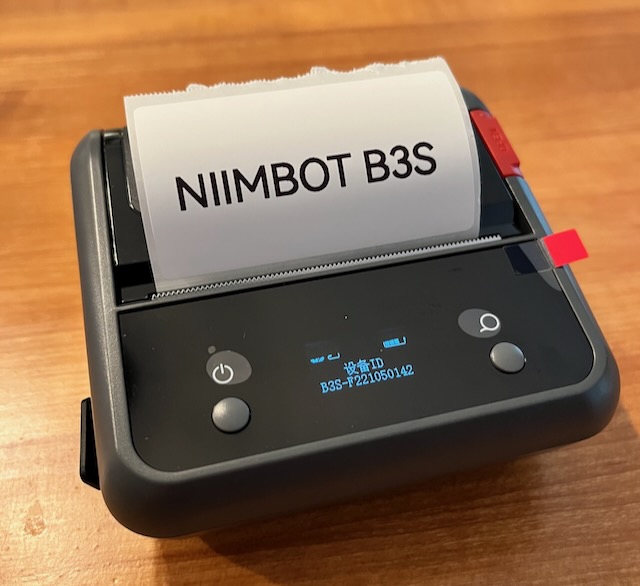 NIIMBOT Label Maker Machine, B3S Thermal Label Maker, Upgrade 3Inch Thermal  Label Printer, Portable Label Maker With 1Pack 70x40mm Label, Bluetooth