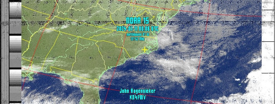 Capturing NOAA Satellite Imagery - Noaa15