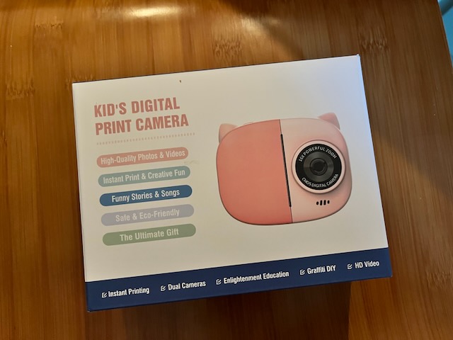 Instant Print Camera For Kids,VJJB Kids Camera 3.5-inch