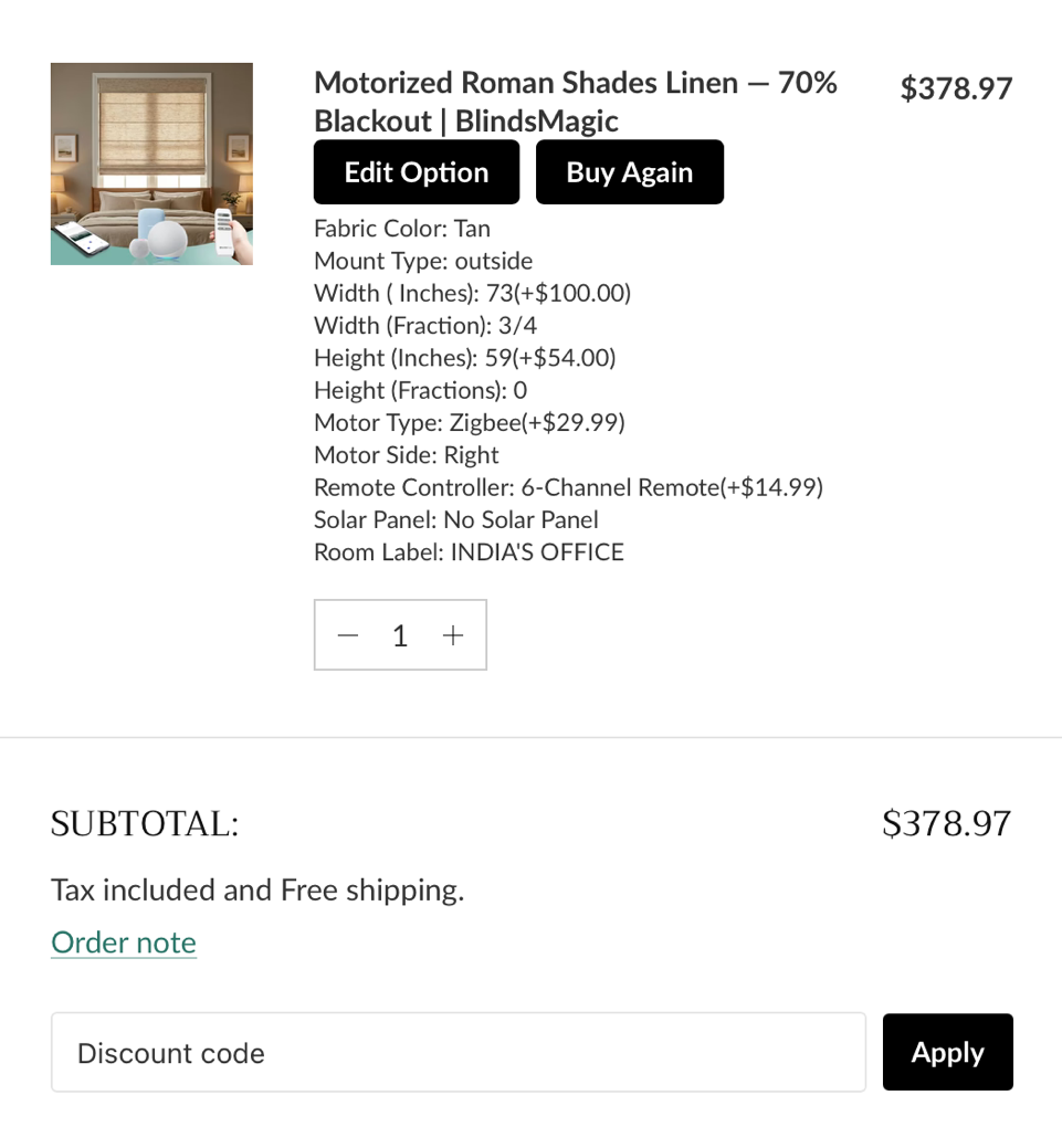 BlindsMagic Smart Blinds